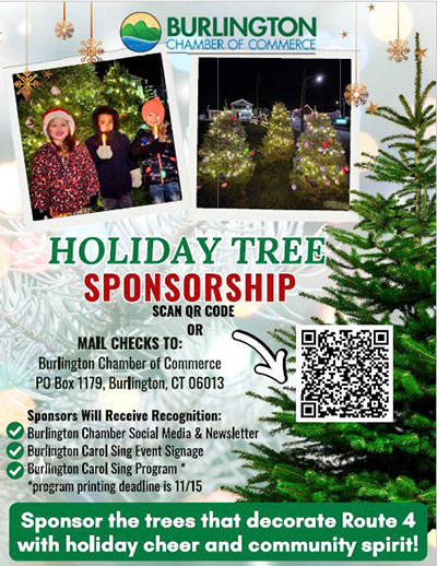 2025 Holiday tree sponsorship flyer