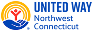 United Way of Northwest CT logo in blue and gold.