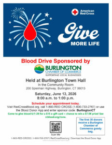 June 13 Blood Drive flyer