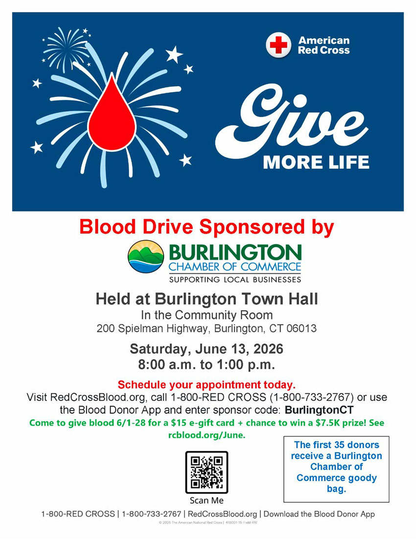 June 13 Blood Drive flyer