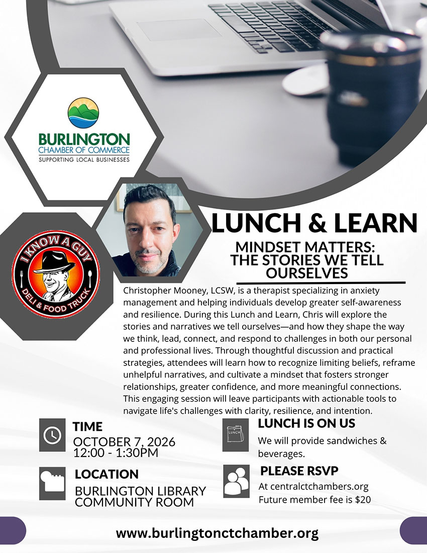 October 7 Lunch & Learn flyer