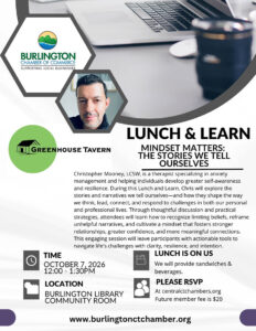 October 7 Lunch & Learn flyer