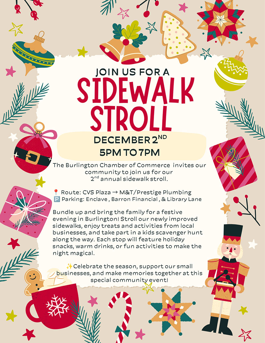 Sidewalk Stroll flyer